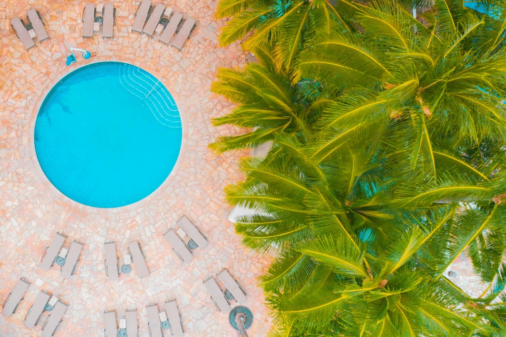 Piscine intérieur hiver